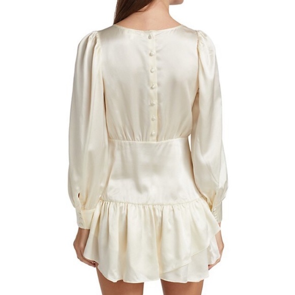 LoveShackFancy White Silk Dress - Picture 3 of 9